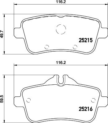 DON PCP1449 - Bremžu uzliku kompl., Disku bremzes autospares.lv