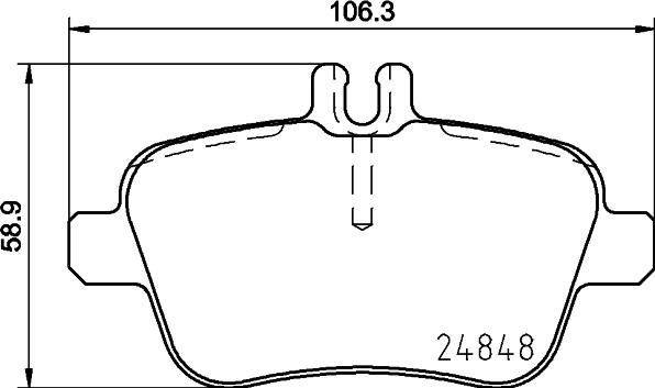 DON PCP1447 - Bremžu uzliku kompl., Disku bremzes www.autospares.lv