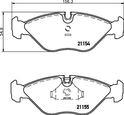 DON PCP1465 - Bremžu uzliku kompl., Disku bremzes www.autospares.lv