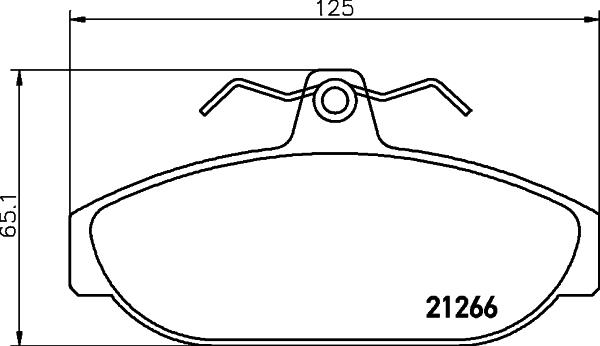 DON PCP1466 - Bremžu uzliku kompl., Disku bremzes www.autospares.lv