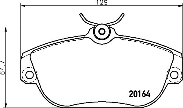 DON PCP1462 - Bremžu uzliku kompl., Disku bremzes www.autospares.lv