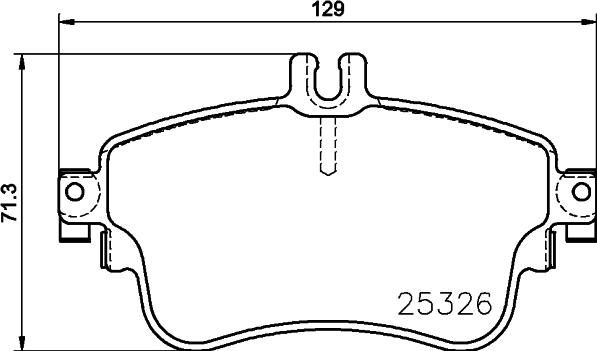 DON PCP1409 - Bremžu uzliku kompl., Disku bremzes www.autospares.lv