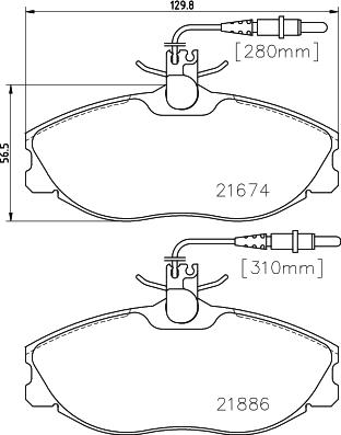 DON PCP1401 - Bremžu uzliku kompl., Disku bremzes www.autospares.lv