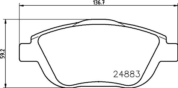 DON PCP1408 - Bremžu uzliku kompl., Disku bremzes www.autospares.lv