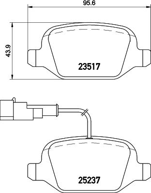 DON PCP1488 - Bremžu uzliku kompl., Disku bremzes autospares.lv