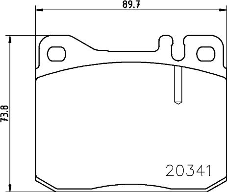 DON PCP1432 - Bremžu uzliku kompl., Disku bremzes www.autospares.lv