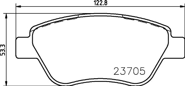 DON PCP1475 - Brake Pad Set, disc brake www.autospares.lv