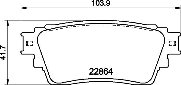 DON PCP1595 - Bremžu uzliku kompl., Disku bremzes www.autospares.lv