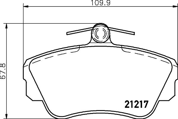 DON PCP1540 - Bremžu uzliku kompl., Disku bremzes www.autospares.lv