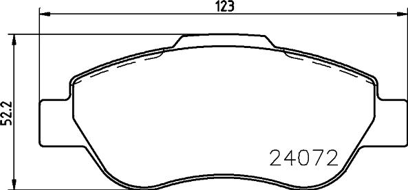 DON PCP1556 - Brake Pad Set, disc brake www.autospares.lv