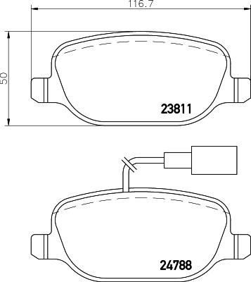 DON PCP1553 - Bremžu uzliku kompl., Disku bremzes www.autospares.lv