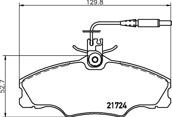 DON PCP1505 - Bremžu uzliku kompl., Disku bremzes www.autospares.lv