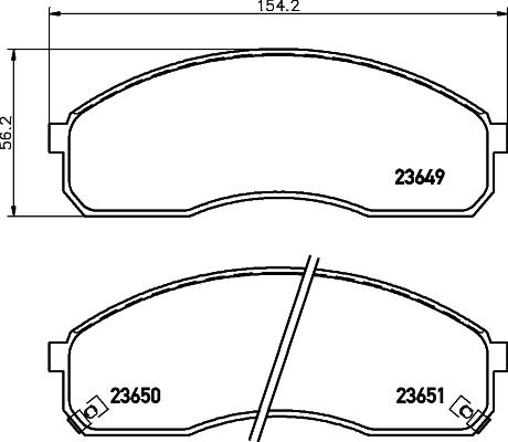 DON PCP1506 - Bremžu uzliku kompl., Disku bremzes www.autospares.lv