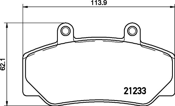 DON PCP1503 - Тормозные колодки, дисковые, комплект www.autospares.lv