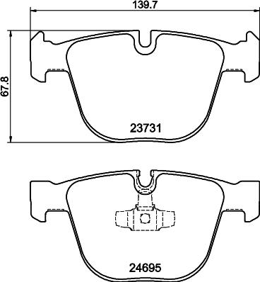 DON PCP1507 - Bremžu uzliku kompl., Disku bremzes www.autospares.lv