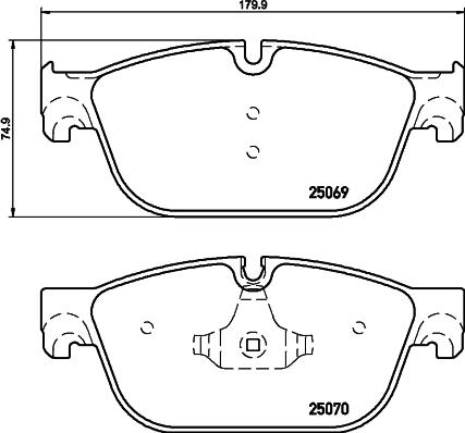 DON PCP1517 - Bremžu uzliku kompl., Disku bremzes www.autospares.lv