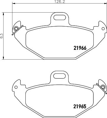 DON PCP1585 - Bremžu uzliku kompl., Disku bremzes autospares.lv