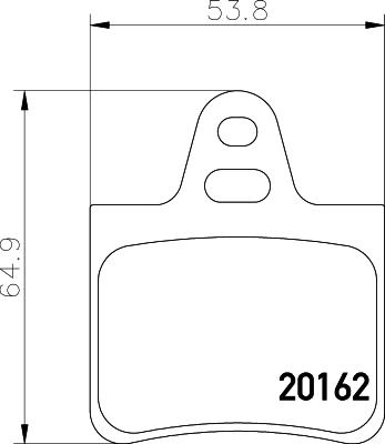 DON PCP1581 - Bremžu uzliku kompl., Disku bremzes www.autospares.lv