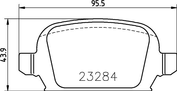 DON PCP1532 - Тормозные колодки, дисковые, комплект www.autospares.lv