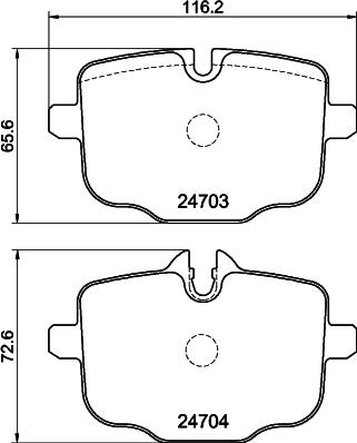 DON PCP1526 - Bremžu uzliku kompl., Disku bremzes autospares.lv