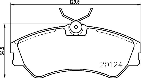 DON PCP1690 - Тормозные колодки, дисковые, комплект www.autospares.lv