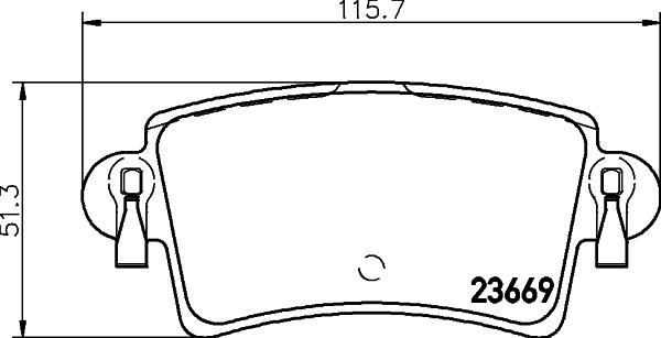 DON PCP1643 - Тормозные колодки, дисковые, комплект www.autospares.lv