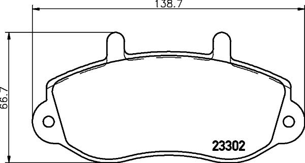 DON PCP1664 - Bremžu uzliku kompl., Disku bremzes www.autospares.lv