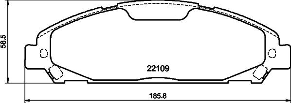 DON PCP1617 - Bremžu uzliku kompl., Disku bremzes www.autospares.lv