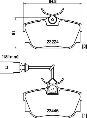 DON PCP1630 - Bremžu uzliku kompl., Disku bremzes autospares.lv