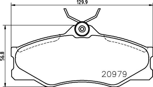 DON PCP1673 - Bremžu uzliku kompl., Disku bremzes www.autospares.lv