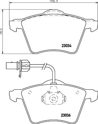 DON PCP1677 - Тормозные колодки, дисковые, комплект www.autospares.lv