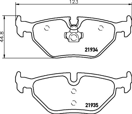 DON PCP1098 - Bremžu uzliku kompl., Disku bremzes autospares.lv