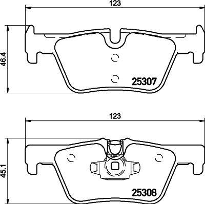 DON PCP1042 - Bremžu uzliku kompl., Disku bremzes www.autospares.lv