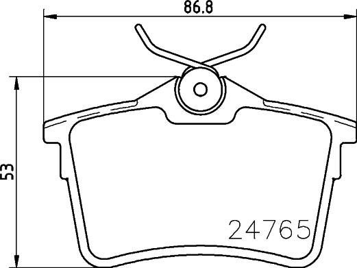 DON PCP1062 - Bremžu uzliku kompl., Disku bremzes www.autospares.lv