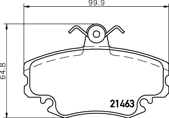 Magneti Marelli 323700031700 - Bremžu uzliku kompl., Disku bremzes www.autospares.lv