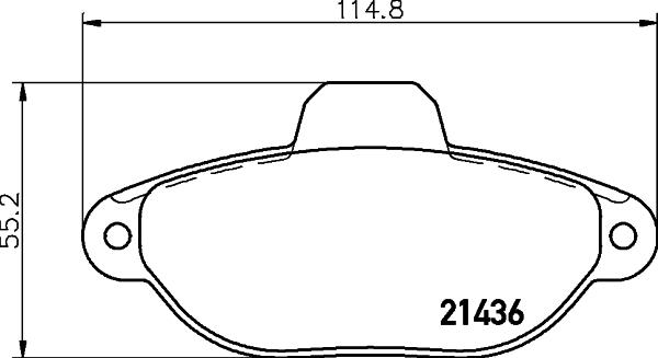 DON PCP1014 - Brake Pad Set, disc brake www.autospares.lv