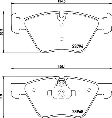 DON PCP1039 - Bremžu uzliku kompl., Disku bremzes autospares.lv