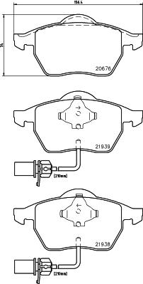 DON PCP1038 - Тормозные колодки, дисковые, комплект www.autospares.lv