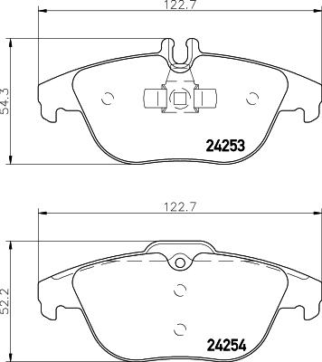 DON PCP1021 - Bremžu uzliku kompl., Disku bremzes www.autospares.lv