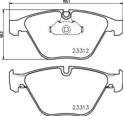 DON PCP1022 - Bremžu uzliku kompl., Disku bremzes www.autospares.lv