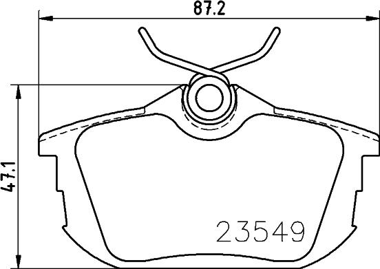 DON PCP1111 - Brake Pad Set, disc brake www.autospares.lv