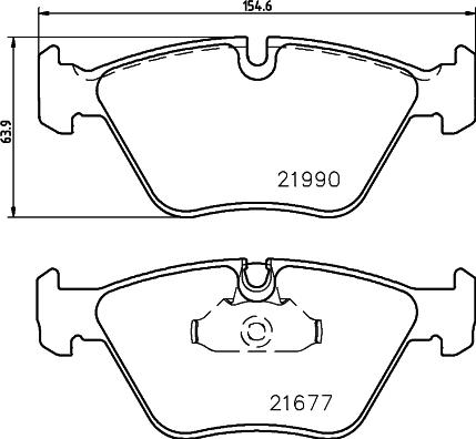 DON PCP1137 - Тормозные колодки, дисковые, комплект www.autospares.lv