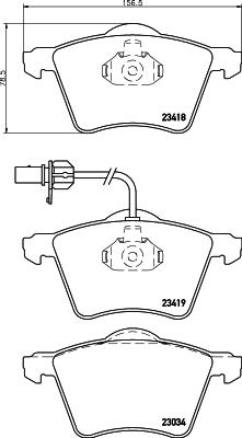 DON PCP1120 - Тормозные колодки, дисковые, комплект www.autospares.lv