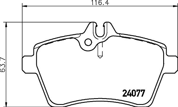 DON PCP1128 - Bremžu uzliku kompl., Disku bremzes www.autospares.lv