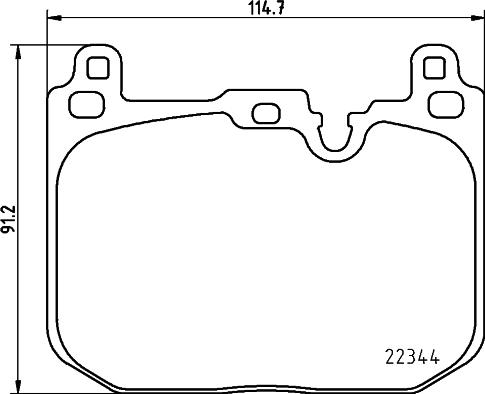 DON PCP1895 - Bremžu uzliku kompl., Disku bremzes www.autospares.lv