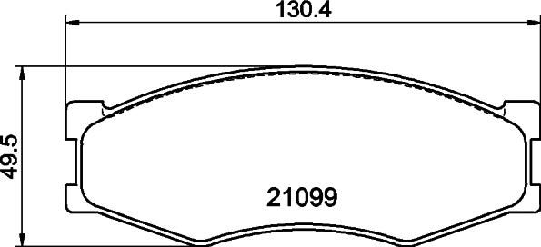 DON PCP1846 - Bremžu uzliku kompl., Disku bremzes www.autospares.lv