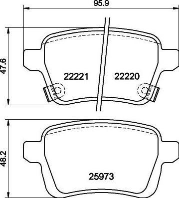 DON PCP1884 - Bremžu uzliku kompl., Disku bremzes www.autospares.lv