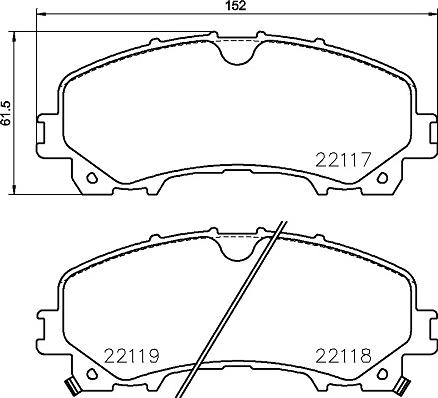 DON PCP1876 - Bremžu uzliku kompl., Disku bremzes www.autospares.lv