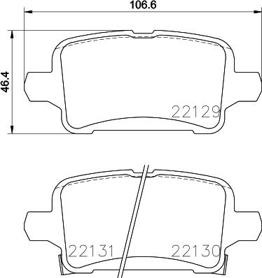 DON PCP1878 - Bremžu uzliku kompl., Disku bremzes www.autospares.lv