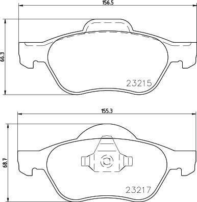 DON PCP1346 - Bremžu uzliku kompl., Disku bremzes autospares.lv